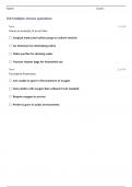 MCB 3020 EXAM 2 STUDY GUIDE QUESTIONS AND ANSWERS