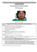 Assessment & Reasoning GI System Peggy Scott, 48 years old (latest complete solution)