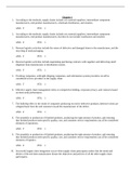 Supply Chain Review - Midterm 1 question and answers