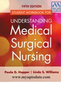 Test Bank for Understanding Medical-Surgical Nursing 6th Edition Linda S. Williams Paula D. Hopper