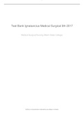 NUR 255 Test Bank Ignatavicius Medical Surgical 9th 2017 All Chapters (NUR255) 