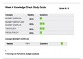 ECONOMICS 372 Week 4 Knowledge Check- ECO 372 Week 4 Questions and Answers Study Guide