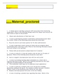 HUS 1412  Maternal_proctored GRADED A