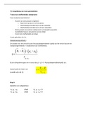 Statistiek II Volledige samenvatting boek & alle HC