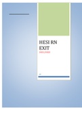 HESI RN EXIT PACKAGE SET V1_V4 ALL THE SETS COMPLETE WITH THE RETAKE TESTED 2023-2024