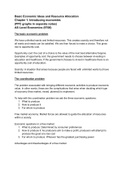 Basic Economic Ideas and Resource Allocation Chapter 1: Introducing economies (PPC graphs in separate notes) AS Level Economics (9708)