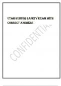 Exam (elaborations) Utah Hunter Safety