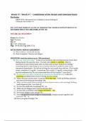 NRNP 6550 Week #7: Conditions of the Renal and Genitourinary Systems - NRNP 6550: Advanced Care of Adults in Acute Settings II i-Human: Ken Fowler V5 