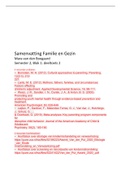 Familie en Gezin deeltoets 1+2 Samenvatting