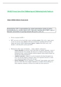 Week 3 Midterm Exam Study Guide - NR602 / NR-602 / NR 602 (Latest) : Primary Care of the Childbearing and Childrearing Family Practicum - Chamberlain