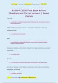 BUSMHR 2000 Final Exam Review Questions and Correct Answers | Latest  Update