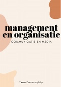 volledige samenvatting communicatie en media werkcolleges en boek: media-explosie 