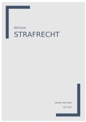 Volledige samenvatting strafrecht (BACH 1 REP KdG)