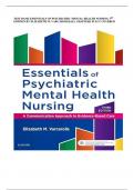 TEST BANK-ESSENTIALS OF PSYCHIATRIC MENTAL HEALTH NURSING 3RD EDITION BY ELIZABETH M: VARCAROLIS|ALL CHAPTERS FULLY COVERED