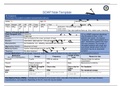 NR 509 Week 3 Neurology SOAP Note (version 1) 2021/2022, complete template solutions.