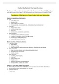 Medical Biochemistry Final Exam Overview.