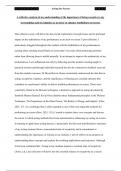 A reflective analysis of my understanding of the importance of being receptive to my surroundings and my impulses as an actor to enhance truthfulness on screen.