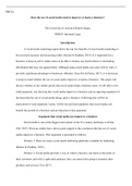 Week 5  Fair minded reasoning  PHI103  Does the use of social media tend to improve or harm a business?  The University of Arizona Global Campus  PHI103: Informal Logic  Introduction  A social media marketing report shows the top two benefits of social me