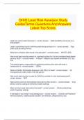 OHIO Lead Risk Assessor Study Guide/Terms Questions And Answers Latest Top Score.