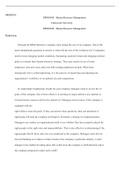 Rightsizing.docx  HRSM100  HRSM100:  Human Resource Management  Lakewood University  HRSM100:  Human Resource Management  Rightsizing  Through the HRM function a company must mange the size of its company. One of the more fundamental questions to answer i