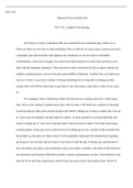 PSY 352 Week 3 Assignment.docx  PSY 352  Memory Errors in Real Life  PSY 352: Cognitive Psychology  Our brain is a crazy contraption that was created but can sometimes play tricks on us. There are times we are sure we did something when we did not. In som