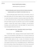 MPH 606 Week 3 Assignment.docx  MPH 606  Outcome Oriented Perinatal Surveillance  MPH 606 Health Services Administration  Using the health problem analysis framework, illustrate how infant (and specifically neonatal) mortality rates are affected by €œbett