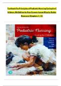 Test bank For Principles of Pediatric Nursing Caring for Children, 8th Edition by Kay Cowen; Laura Wisely; Robin Dawson; Chapters 1 – 31