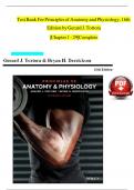 Test Bank For Principles of Anatomy and Physiology, 16th Edition by Gerard J. Tortora |Chapter 1 - 29|Complete