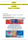  Test Bank - Understanding Anatomy and Physiology, Thompson, 3rd Edition (Thompson, 2020),  Chapter 1 - 25 | All Chapters