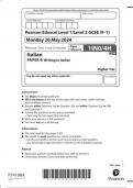 EDEXCEL GCSE Italian 1in0 4h question paper may-june 2024