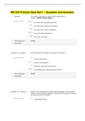 NR 222 Practice Quiz Set 1 – Question and Answers