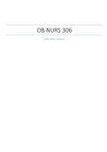 OB NURS 306