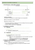 Complete samenvatting lessen statistiek 2022