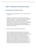 International Management Culture, Strategy, and Behavior, Luthans - Solutions, summaries, and outlines.  2022 updated