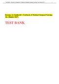 Test Bank for Brunner & Suddarth's Textbook of Medical-Surgical Nursing 14th Edition by Dr. Janice L Hinkle, Kerry H. Cheever