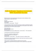   HUD Certification Questions And Answers 100% Guaranteed Success.