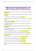 Indiana PSI Cosmetology Practice Test (128 Questions) With Verified Answers