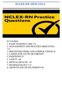 NCLEX RN-HESI 2022.