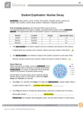 Student Exploration: Nuclear Decay GIZMOS (LATEST 100%)