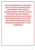 2024 ATI FUNDAMENTALS PROCTORED WITH 70 ACTUAL EXAM QUESTIONS AND COMPLETE 100% CORRECT ANSWERS (ALREADY GRADED A+) WITH RATIONALES VERIFIED AND WELL EXPLAINED BY EXPERTS LATEST UPDATE 2024 ALREADY PASSED!!!!!!!!!WITHJ 100% GUARANTEED SUCCESS AFTER DOWNLO