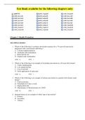  HS 2250 Test prep Health Promotion  Chapter 3