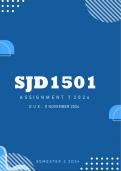 SJD1501 Assignment 7 2024 | Due 11 November 2024