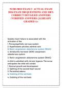 NURS 8022 EXAM 3  ACTUAL EXAM 2024 EXAM 200 QUESTIONS AND 100% CORRECT DETAILED ANSWERS (VERIFIED ANSWERS) |ALREADY GRADED A+