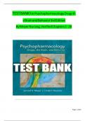 TEST BANK For Psychopharmacology Drugs the Brain and Behavior 3rd Edition