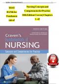 Test Bank for Craven & Hirnle's Fundamentals of Nursing Concepts and Competencies for Practice 10th Edition by Henshaw and Rassilyer-Bomers | Complete Solution Guide  |  A+ Graded.