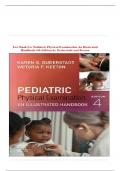 Test Bank For Pediatric Physical Examination An Illustrated Handbook 4th Edition Duderstadt  | Complete study Guide |Grade A+.