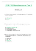 Exam 1 - NUR2392 / NUR 2392 (Latest 2023 / 2024) : Multidimensional Care II / MDC 2 - Rasmussen