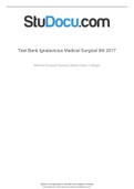 NUR 255 Test Bank Ignatavicius Medical Surgical (9th 2017)