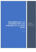 MICROBIOLOGY: AN INTRODUCTION, 13E (TORTORA  ET AL.) TEST BANK