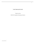 Wk2AssignTedrowW.docx  1  Visually Displaying Data Results  Walden University  RSCH 8210: Quantitative Reasoning and Analysis   14:08:14 GMT -05:00  Visually Displaying Data Results  Categorical Variable  Using the Afrobarometer data set, with a mean age 